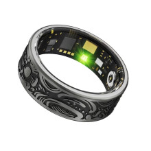 This Ring-Style Heart Rate Monitor Features Blood Pressure, Blood Oxygen, Sleep Tracking, and Step Counting.