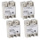 4pcs Solid State Relay SSR-40DA Relay Module SSR 40DA - Single Phase SSR 3-32V  to 5-60V  40A Load 1