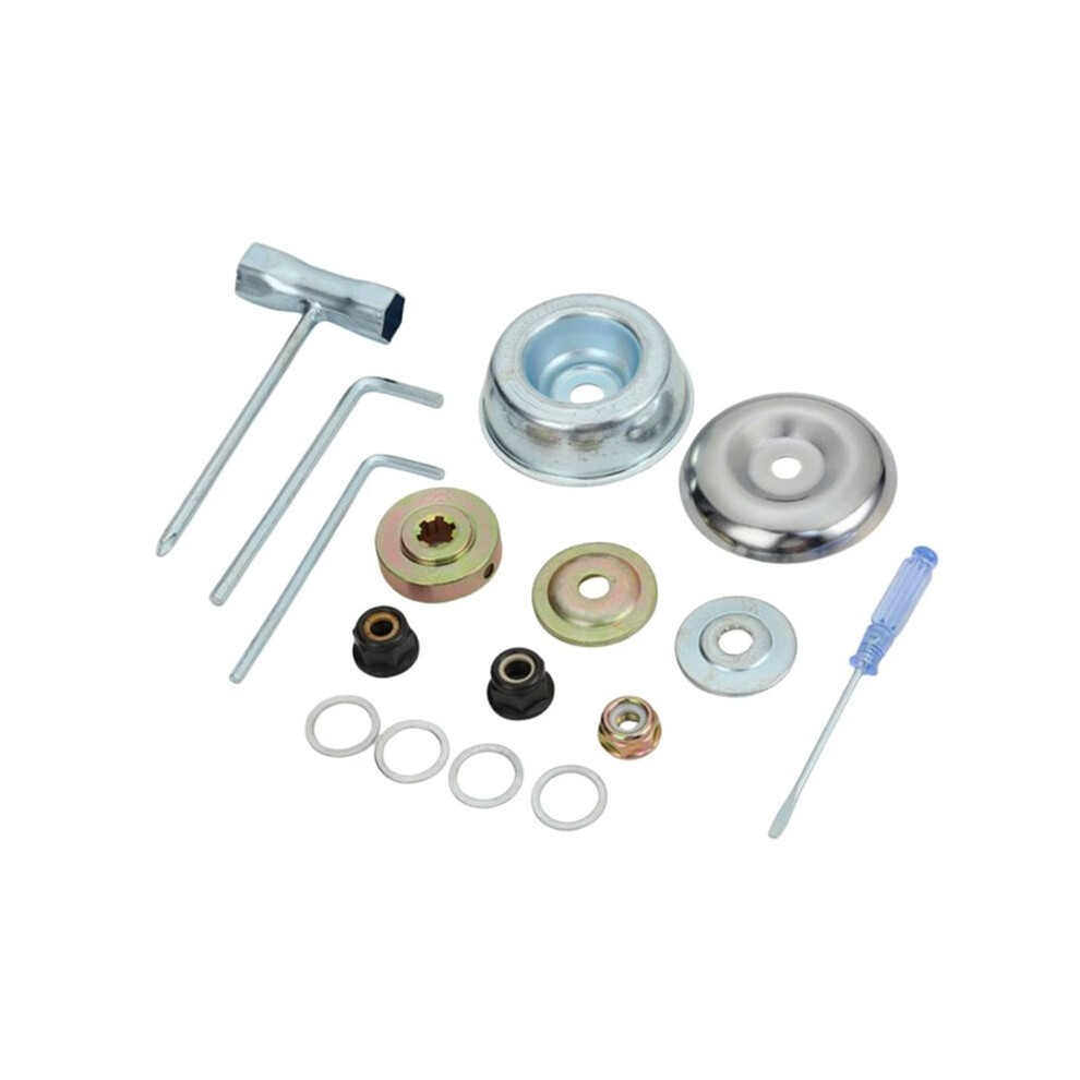 Lawnmower Blade Adapter Attachment Tool Repair Lock Nut Weed Trimmer Adapter Kit For String Trimmer Brush Cutter 4712893062459