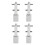 4 Pcs Toggle  Tape Recorder Replacement Part for REVOX B77 B710 STUDER A710 PR99 1