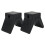 2 Pcs 2-Inch V Stop Roller Boat Trailer Rubber Stop V-Block Black for Yachts and Kayaks 1