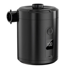 Portable Outdoor Camping Air Pump 5200mAh Ultra-Long Battery Life Electric Air Pumping USB Type-C Digital Readout Black