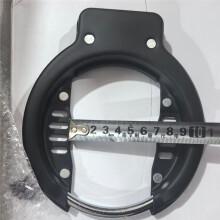 Advanced Bicycle Frame Lock - Secure Wheel & Frame Protection with Keyed Access Anti-Theft Design Sleek Black Finish