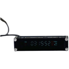 VFD Clock Vacuum Fluorescent Display Reverse Display Fluorescent Automatic Calibration DIY Gift Type-C Power Supply