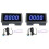 2X 4 Digital LED  Tachometer RPM Speed Meter+Hall Proximity  Sensor NPN 1