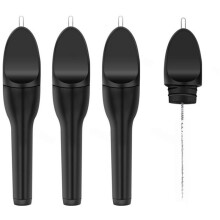 Lot de 10 Brosses de Nettoyage pour Appareils Auditifs Portables, avec Boucle Anti-Cérumen et Aimant