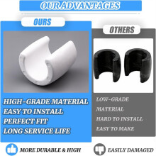 Universal Cleaner White Floating Hose for PVX280PK2 for Pool Cleaner 2-Wheel 4-Wheel Pool Cleaner Parts 2 PCS