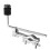 Braçadeira de Montagem para Bateria, Braço de Prato de 23 cm (9,1 Polegadas) com Suporte de Fixação, Clipe de Extensão para Bateria 1