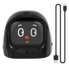 AI-Powered Mangogo Car Electronic Pet with WiFi Interactive Features Trendy Companion Personality Sensor Emotion Black