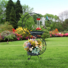 Plastic Feeder 2-Pack, 14-Ounce Leak-Proof, Ant- and Bee-Proof Feeders with 4 Feeding and Perches