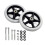 2Pcs 6 Inch Solid Wheelchair Replacement Wheels Rubber Material for Walkers, Rollators, Wheelchairs Accessories 6