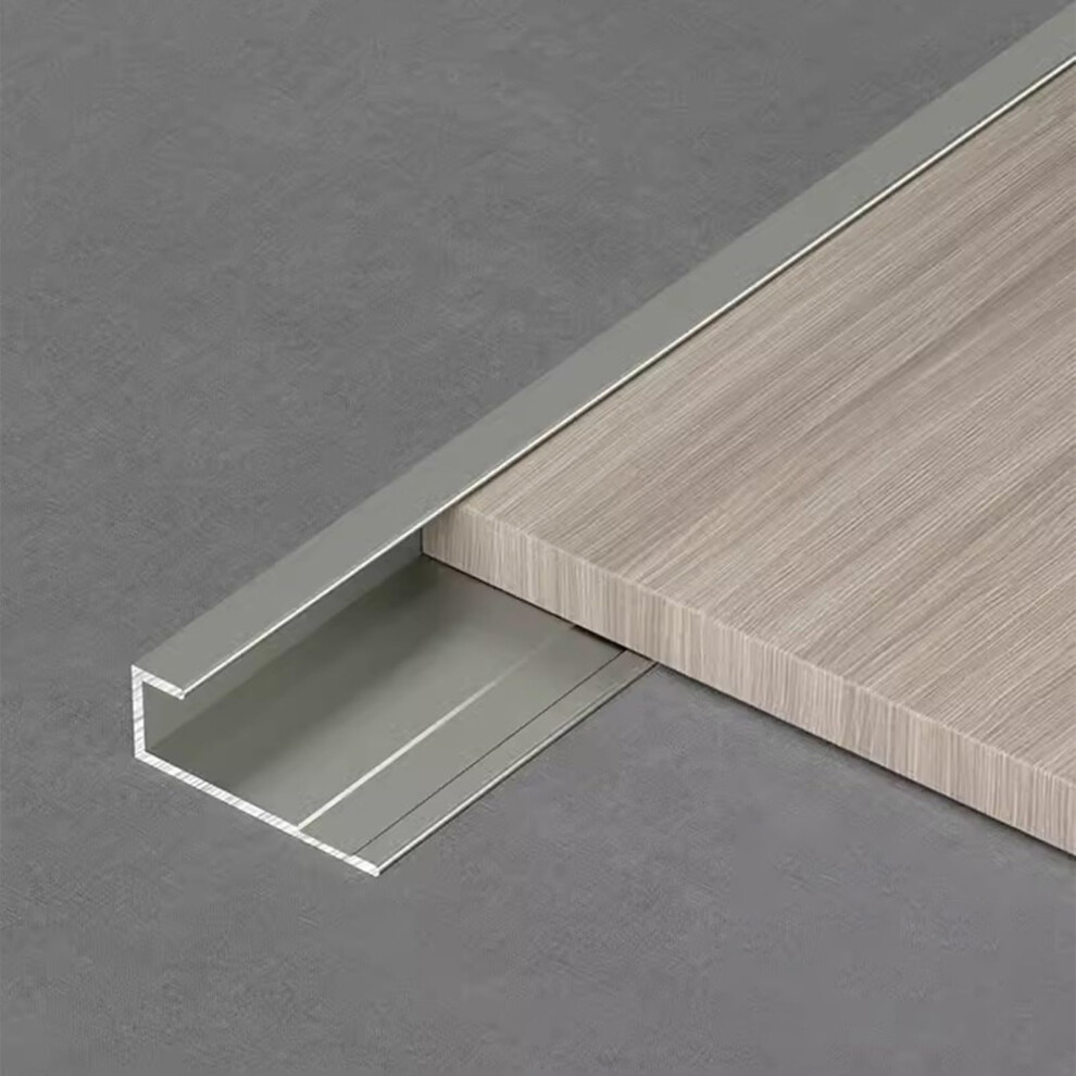Aluminum Floor Transition Strip For Laminate And Tile, Waterproof Drill Cuttable Threshold Trim Green 9351714437790
