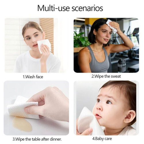 Towel Refills for Hot Face Towel Heater Machine, White, 60 Count, 20pcs Per Roll 2