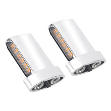 Piscas Traseiros de LED para Motocicleta, Indicadores de Direção para Sportster XL1200 883 Touring Softail