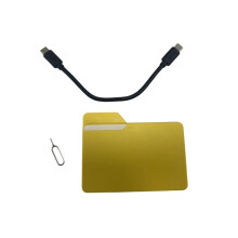 Memory Card Reader 4 Cards Simultaneously Read and Write with 15 Slots Folder-Styled Storage Case Type-C Compatible