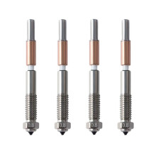 4Pcs Bimetal Nozzle 0.8mm for QIDI Q2 Q2c Bimetal Nozzle Ceramic Insulation Integrated 3D Printer Parts