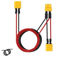 XT60 Female to Male Plug Adapter Connector with 700mm 14AWG Silicone Wire for Airplane Quadcopter Lipo Battery Drone