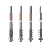 4Pcs Bimetal Nozzle 0.6mm for QIDI Q2 Q2c Bimetal Nozzle Ceramic Insulation Integrated 3D Printer Parts