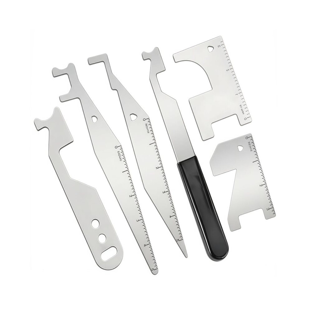 Firefighter Multipurpose Leverage Tool Set, Spring Steel Pry Tools, Emergency Rescue Equipment For First Responders 6Pcs 6031070668719
