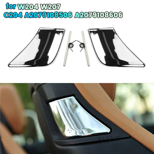 2Pair Front  Adjust Lock Backrest Handle  Chrome for - W204 W207 C204 A2079108506 A2079108606 B 2