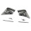 2Pair Front  Adjust Lock Backrest Handle  Chrome for - W204 W207 C204 A2079108506 A2079108606 B 7