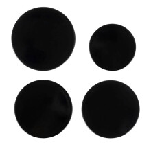 4PCS Surface Burner Caps Replacement for GE&Hotpoint 30" Gas Range/Cooktop,WB29K10022-1 Small Cap-2.6" WB29K10023-2