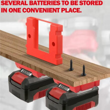 Support de Batterie Portable en Lot de 3 pour Power X-Change, Support Mural pour Batterie et Rangement de Batterie