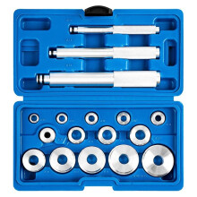 17Pcs Wheel Bearing Installation Tool Set with Storage Box Sturdy Removal Tool Bearing Puller Seal Driver
