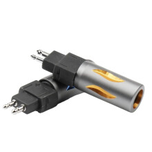 2-Pins Hoofdtelefoonstekker, Gerhodineerde Oordopjesadapter voor HD600 HD660S HD660S2 HD650 HD580 Headset