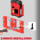 3PCS Portable Battery Base Bracket for  Power X-Change, Wall Mount Battery Holder Battery Storage Bracket 1