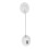 Combination Fridge Lock 360 Rotatable White Oval 2