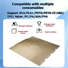 For Snapmaker U1 PEI Build Plate Spring Steel Sheet PEI Textured Sided Plate for Snapmaker U1 3D Printer Heat Bed