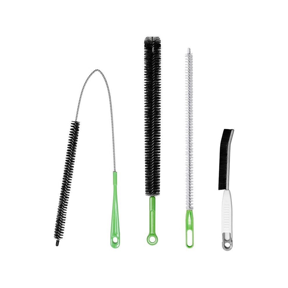 4Pcs Flexible Cleaning Brush Set For Dryer Vents, Fridge Coils, Hvac Systems & Tight Spaces Detailing Tools 4711140814087