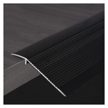 Extra Wide Aluminum Floor Transition Strip 10cm, Smooth AntiSlip Door Threshold Reducer for Uneven Floors