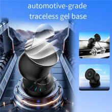 1 Pc Magnetic Car Phone Mount for & Qi2 Wireless Charging Navigation-Ready Car Phone Holder Input Voltage 9V/2A