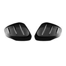 Exterior Rear View Mirror Cover Side Wing Door Mirror Covers for HRV HR-V VEZEL 2021 2022 Bright Black