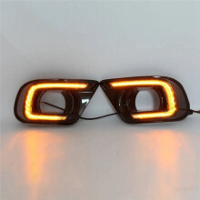 2 Unidades de Luces LED Diurnas para Coche, Faros Antiniebla, Intermitentes DRL para Journey para Freemont 2014 2015 2016 2017
