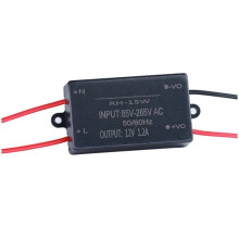 15W AC- Step-Down Power Supply Module, AC85-265V to 12V Waterproof Step-Down Converter and Regulator Board