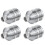 4 Pack Bubbler Sprinkler Heads, 3/4" Internal Thread Aluminum Diffuser Flood Nozzles for Yard and Garden 2