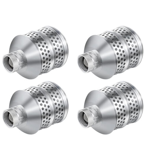 4 Pack Bubbler Sprinkler Heads, 3/4" Internal Thread Aluminum Diffuser Flood Nozzles for Yard and Garden 1