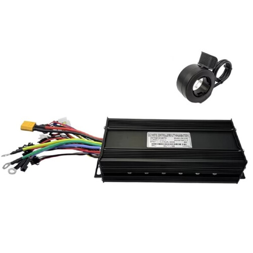 Electric Bicycle 45A Three-Mode SineWave Controller with LCD UKC1 Display for Wheel Hub Motor 1000W-2000W