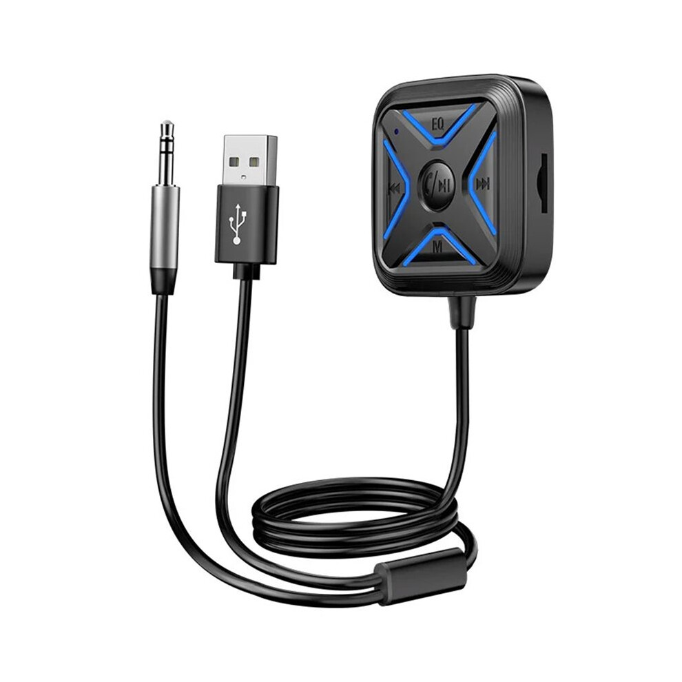 Car 5.3 Adapter Enhanced Dual Mics Enc Noise Cancellation 3.5Mm Aux Adapter Wireless Receiver Adapte 6031023808728