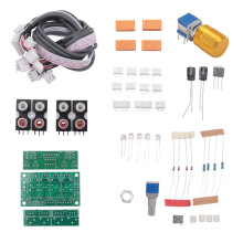 Relä 4-VäGs LjudingåNgssignalväLjare Switching RCA Audio Input Selection Board Of Rotary Switching