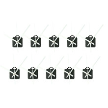10Pcs DIY Silent Clock Movement Spindle Hands Quartz Movement Wall Clock Mechanism Repair Tools Part Clock Kit