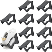 10er-Pack Schuhregale, Platzsparend, Doppellagig, für Schrank und Schuhschrank, Rutschfestes Schuhregal Aus Kunststoff