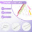 8 Pcs Flexible Drawstring Threader Tool Set Sewing Loop Turner for Jackets, Coats, Pants, Hoodies & Sweaters 6