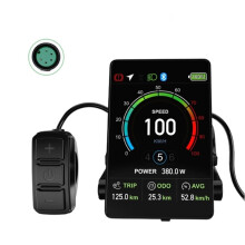 Display per Ebike VD04 Display per Pannello di Controllo per Ebike per Tongsheng A 5 Pin Impermeabile Componenti per Ebike Protocollo UART