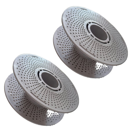 Universal Fit High Temp 3D Filament Spool with Advanced Quick-Lock Design White