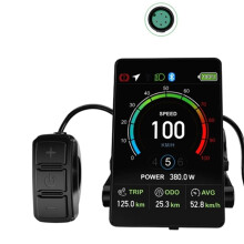 Écran  VD04 pour Vélos Électriques pour Bafang Motors, Étanche, 5 Broches, Compatible avec le Protocole UART