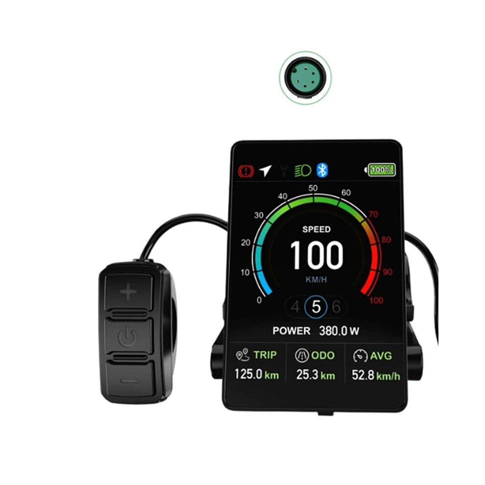 Electric Bike Display Vd04 Display For Bafang Motors 5Pin Waterproof Ebike Panel Ebike Part Uart Protocol 4714239712868